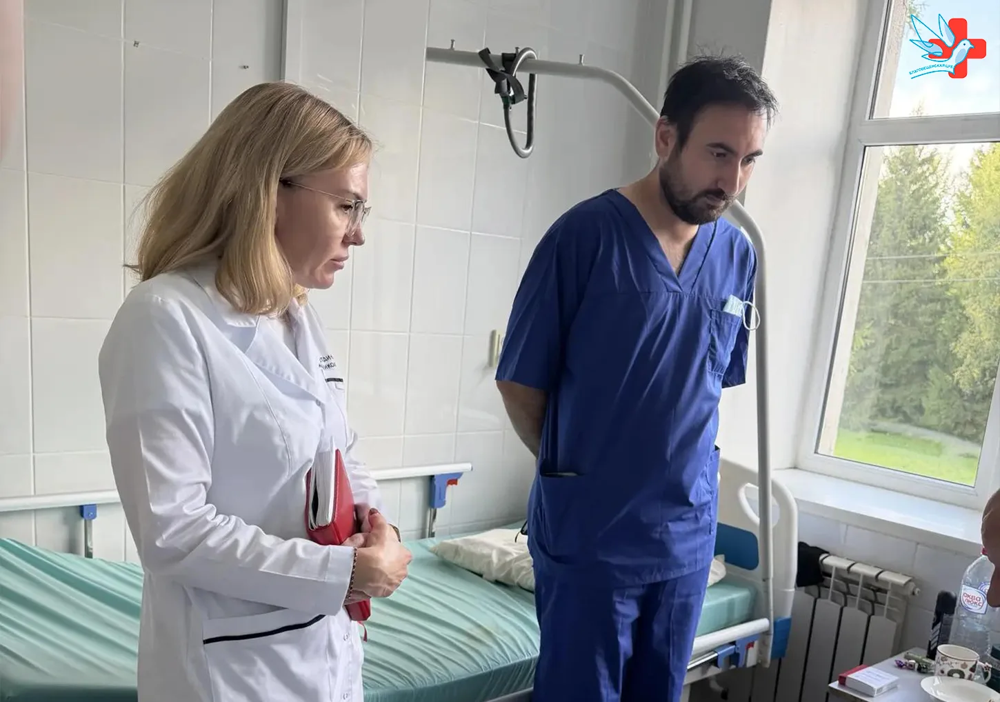 🏥  Главный врач Благовещенской ЦРБ Анна Николаевна Гайнетдинова провела рабочий обход ...