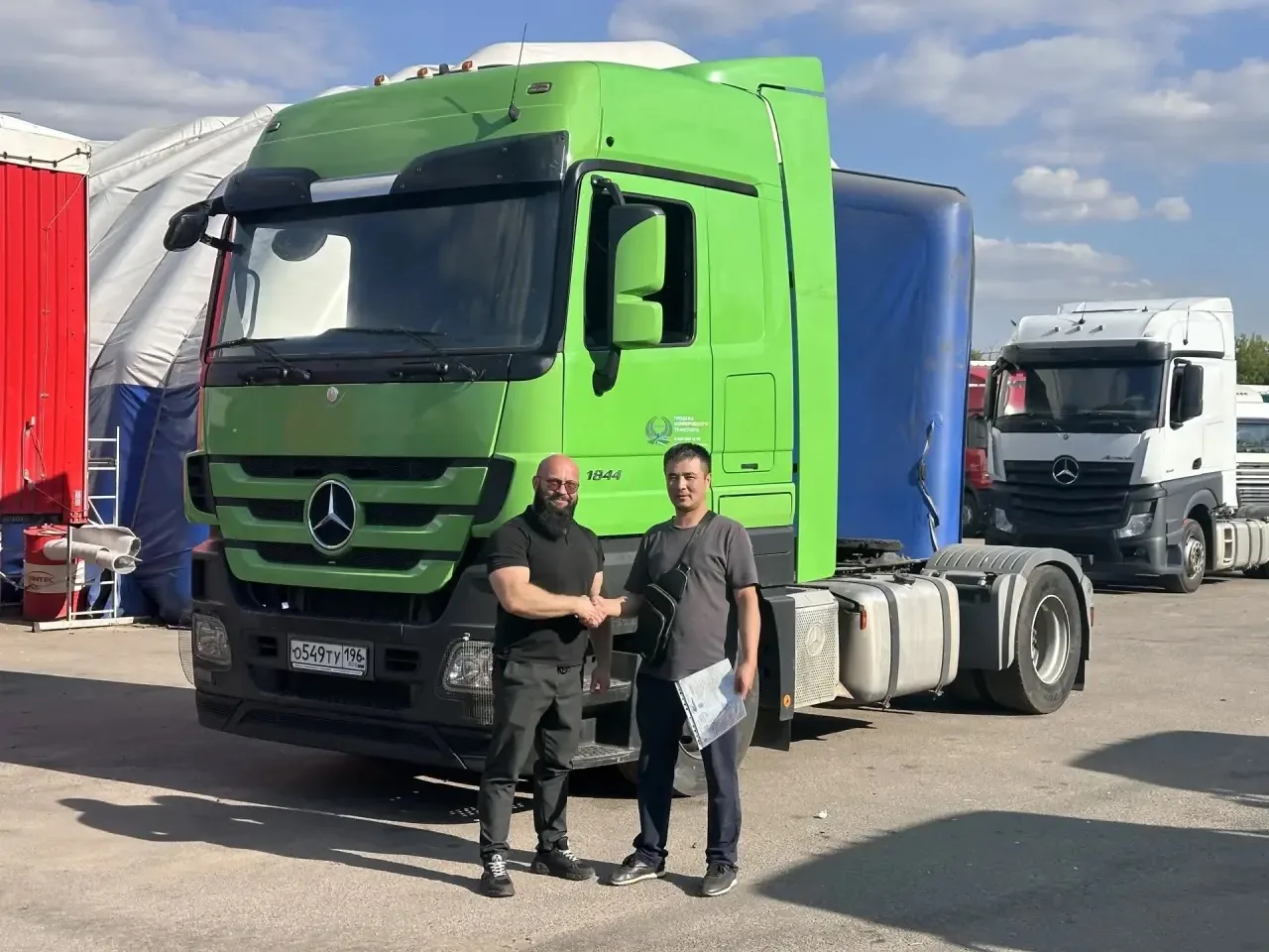 🚛Отгрузка седельного тягача