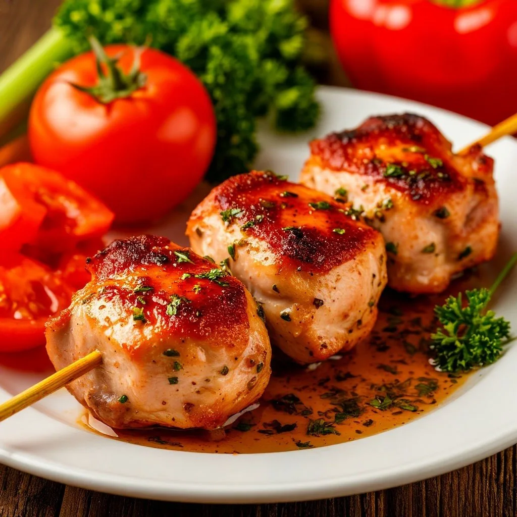 Сочный шашлык из курицы в аэрогриле 🔥🍢