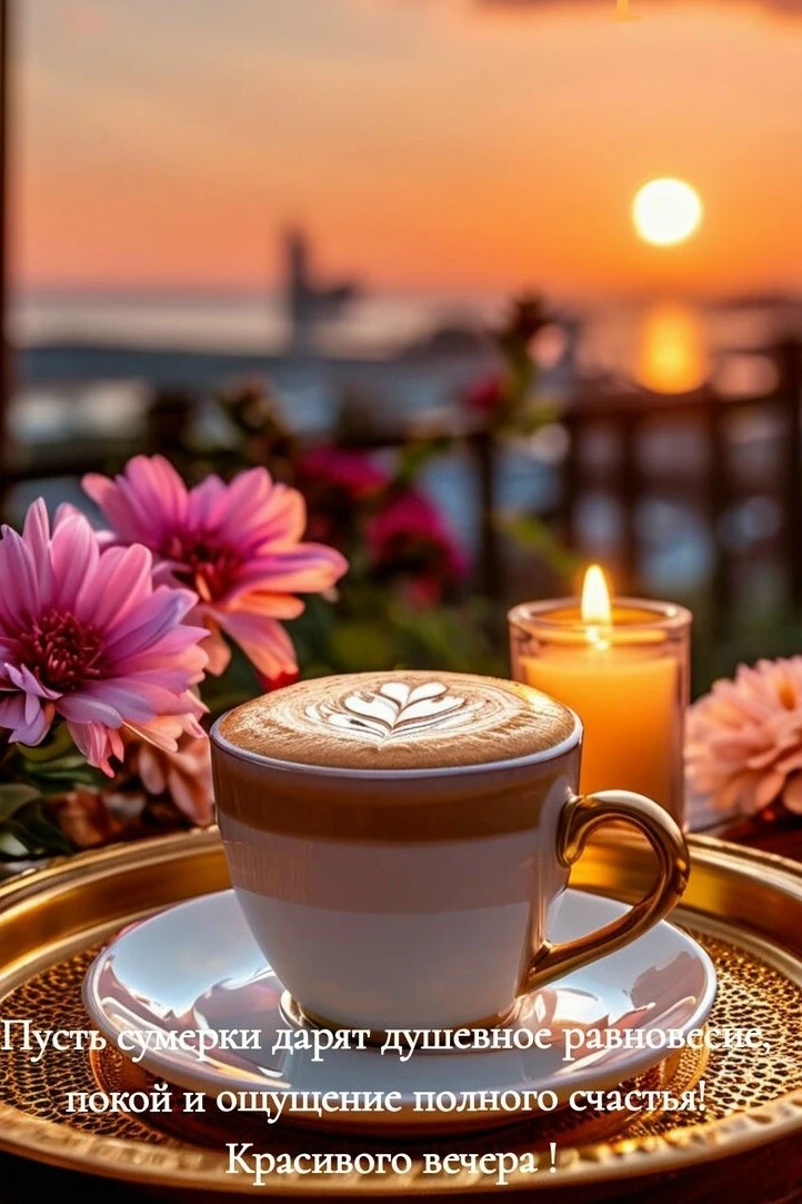 Вечера красивого, нежного, счастливого! 🌼🌙✨