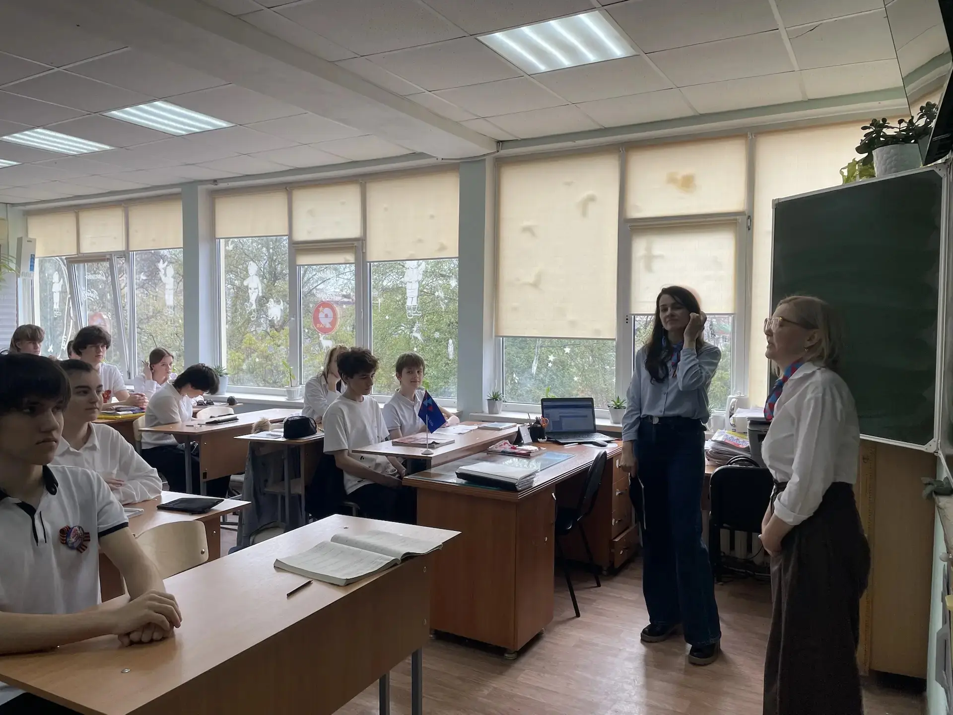 Для девятиклассников школы №4 провели профориентационное мероприятие  В МБОУ СОШ №4 им. В.М. Евскина