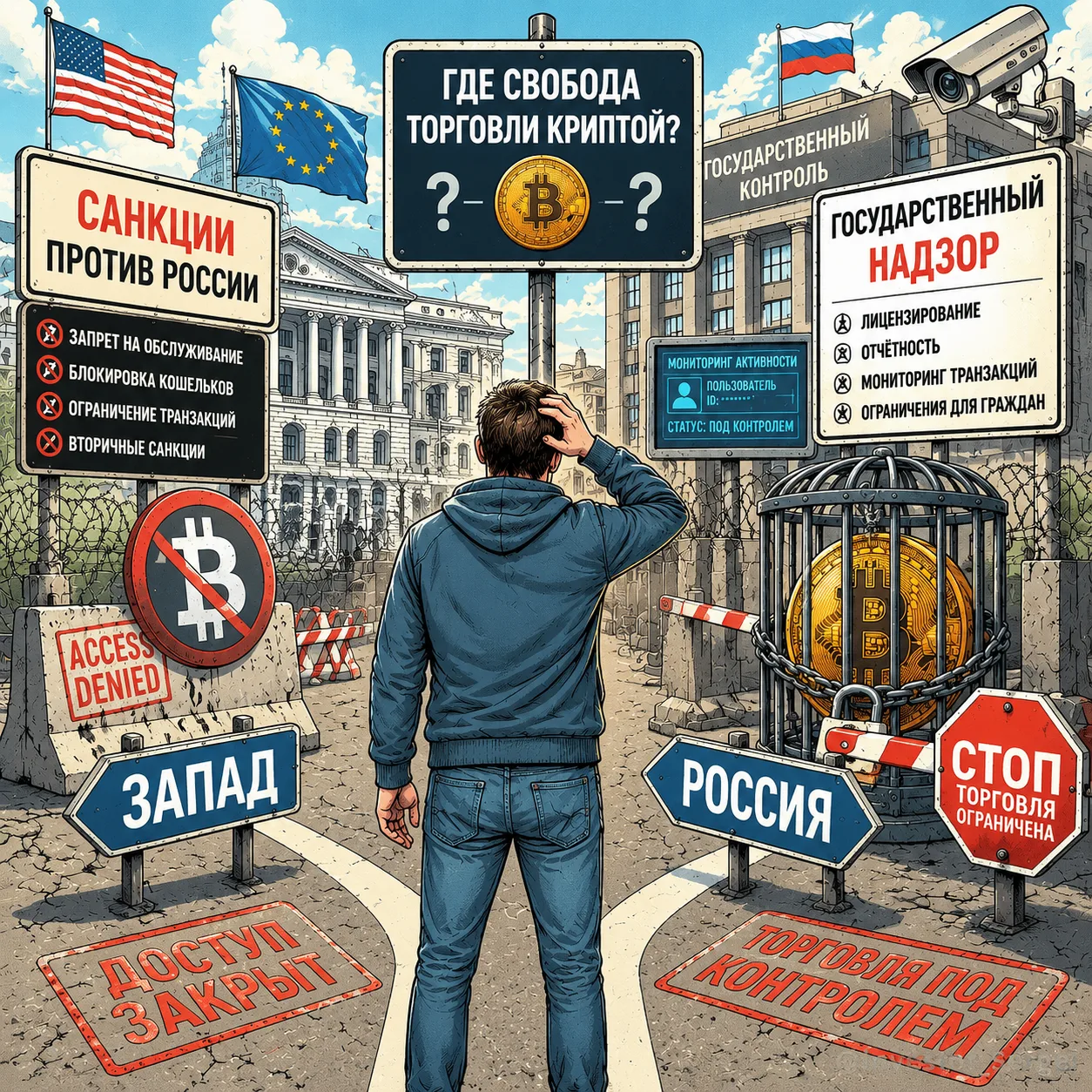 Торговля криптой в России: стрём или норм? 

😏 Ну что, друзья, готовы после легализации торговать в