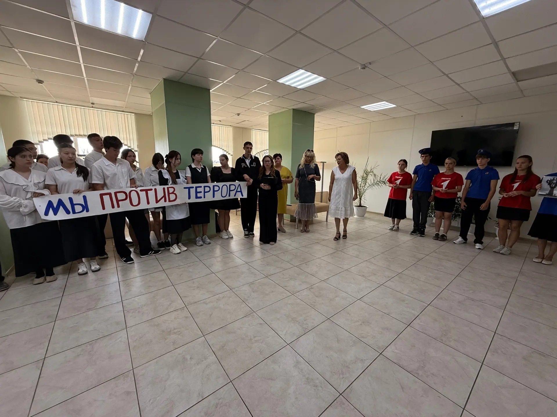 В Туркменском округе прошли мероприятия ко Дню солидарности в борьбе с терроризмом.