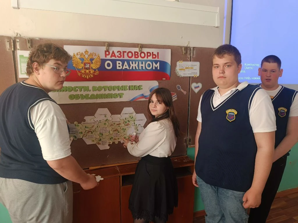 18 мая занятие «Разговоры о важном » посвящено теме «Ценности, которые нас объединяют».