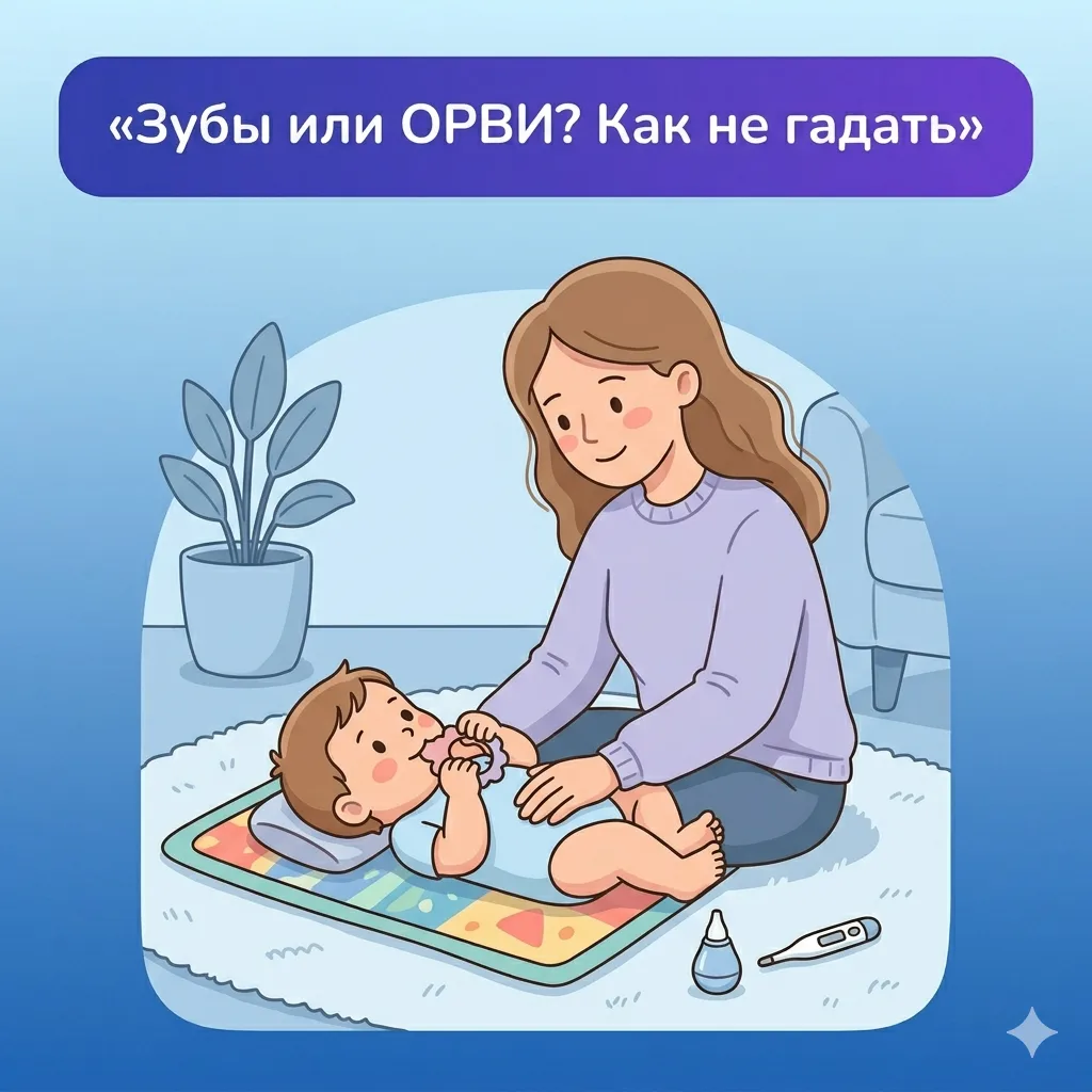 🦷 Зубы или ОРВИ? Разбираем кейс, который приходит ко мне каждую неделю