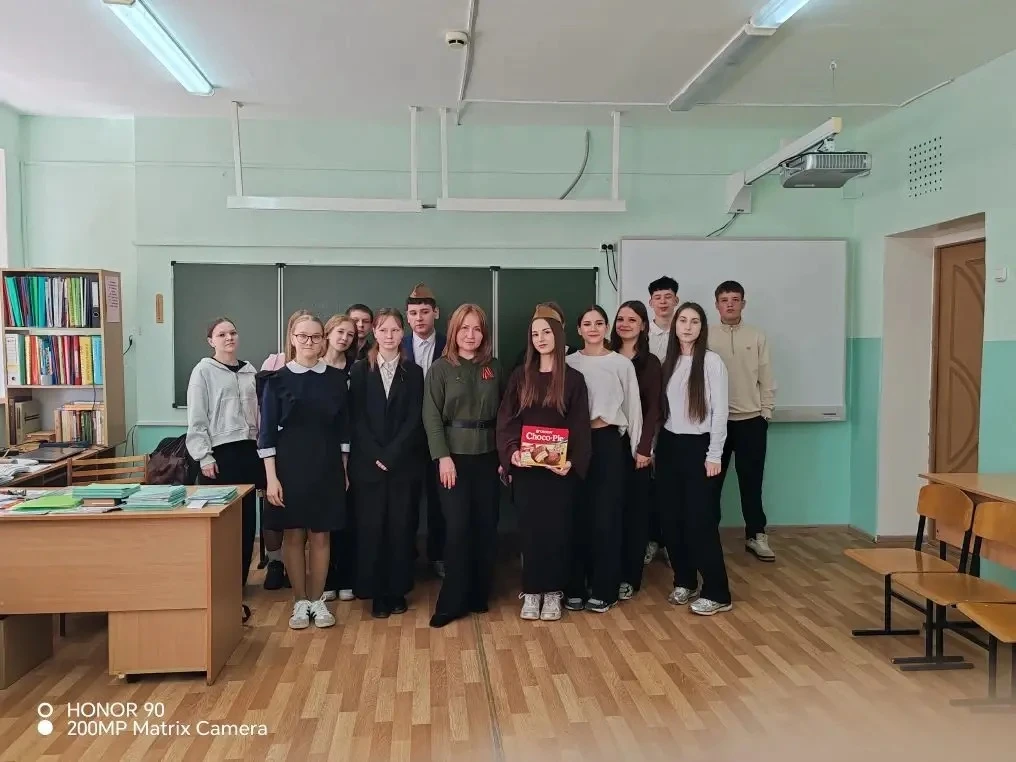 Сегодня для учеников 9 класса прошла игра «Дорогами войны» по Пушкинской карте!