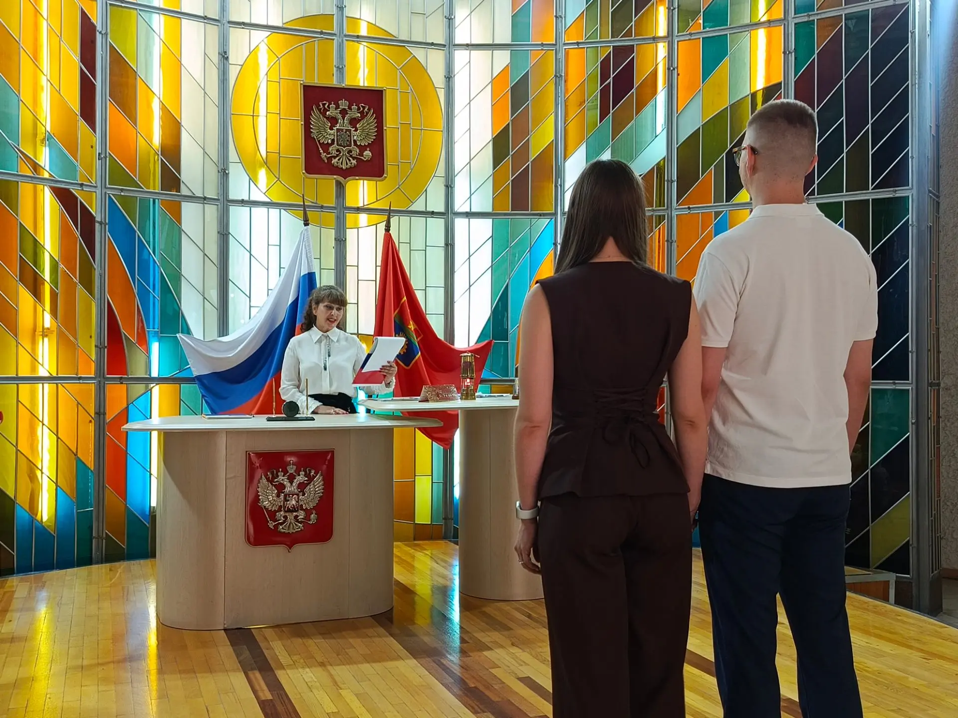 🤍💍 Сегодня мы провожаем нашу пару от Волгоградской области – Сергей и Мария получили возможность з