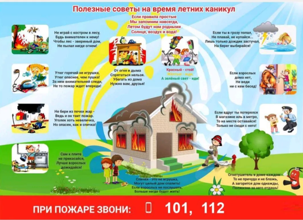 Продолжается лето и вопрос пожарной безопасности в этот период  является достаточно серьёзным и важн