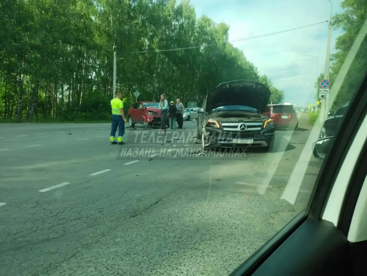 🚗 Серьезное ДТП на трассе в сторону Казани у села Айша — по словам очевидцев, один из ...