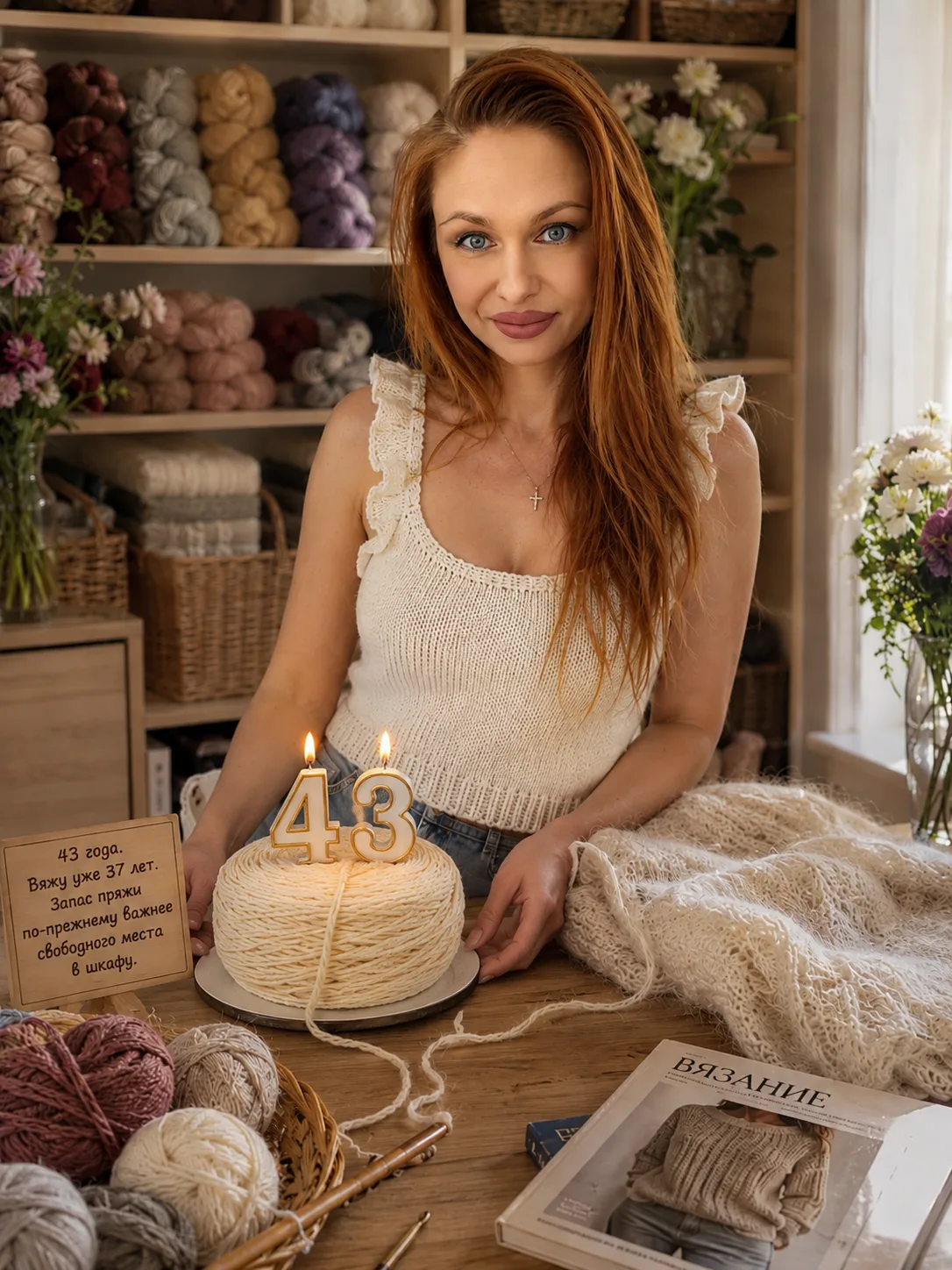 🎉 Ну что... Мне сегодня 43 🧶