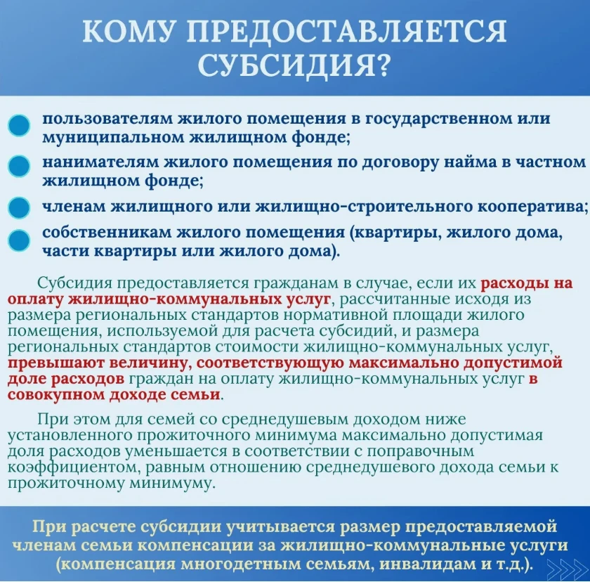 Для получения консультации по вопросам предоставления субсидий на оплату жилых помещени...