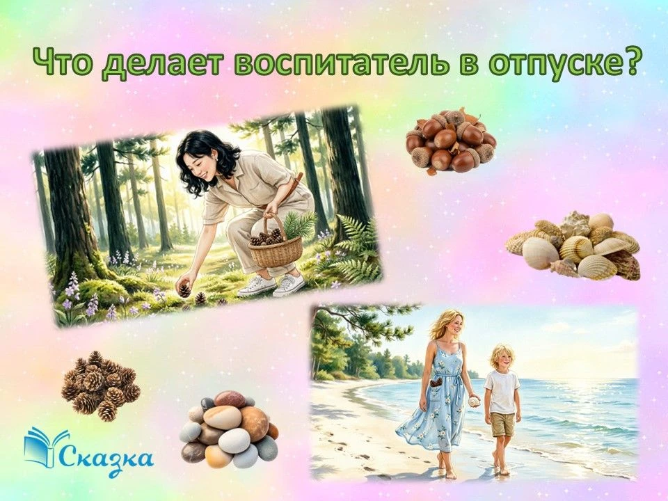 Что делал воспитатель в отпуске? 🍂🍃