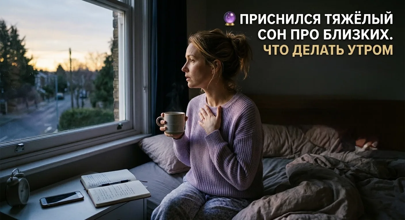 🔮 ПРИСНИЛСЯ ТЯЖЁЛЫЙ СОН ПРО БЛИЗКИХ. ЧТО ДЕЛАТЬ УТРОМ
