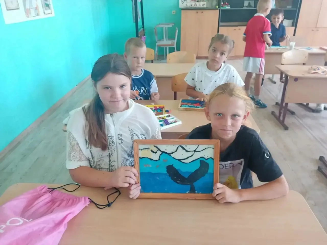 📆5 августа в Чебачинской школе прошло занятие в рамках дополнительного образования объ...