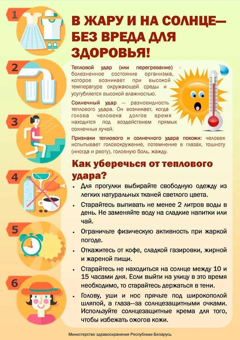 🌞 Безопасность ребенка в жару.