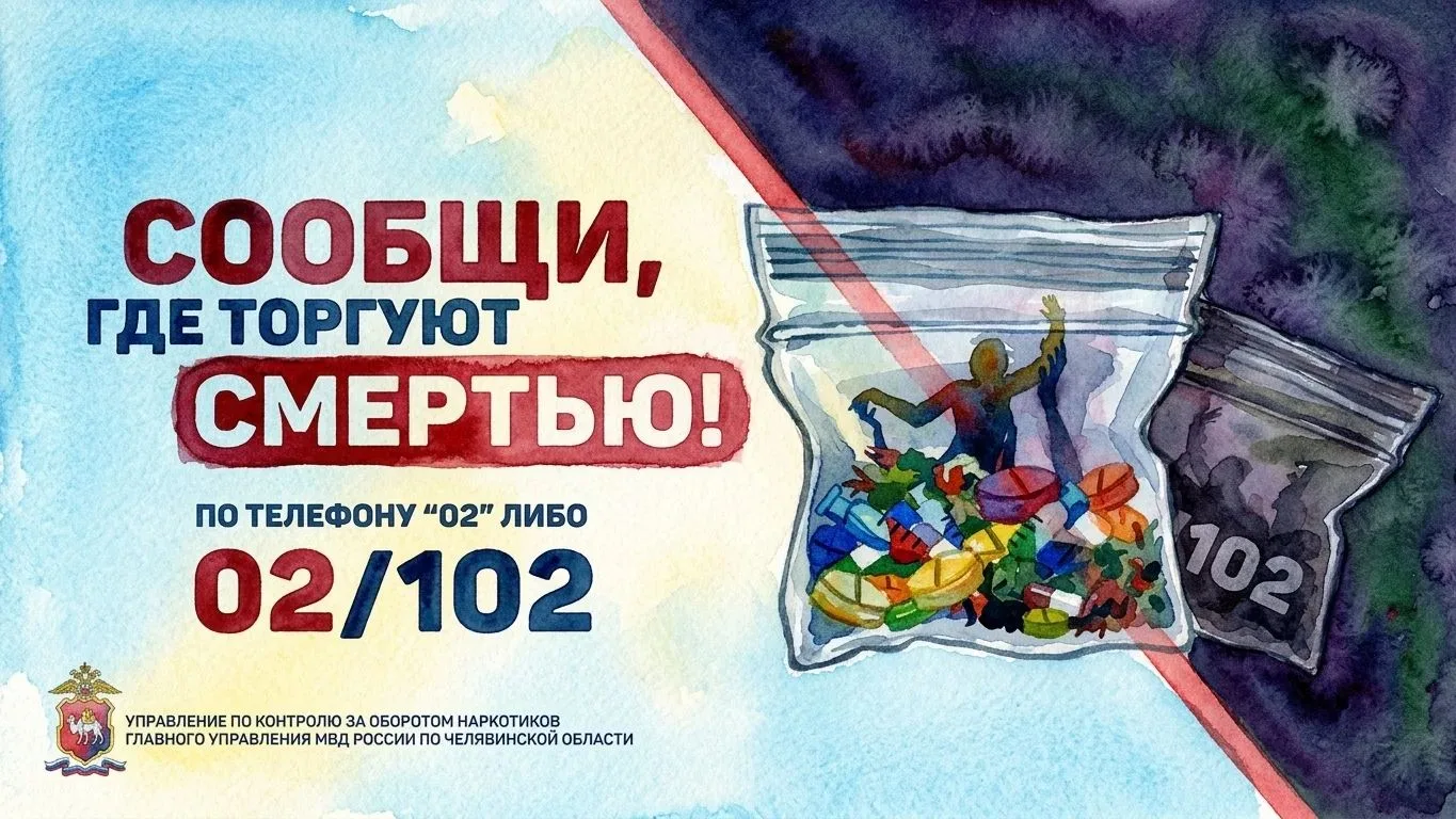 В Челябинске стартовал второй этап антинаркотической акции «Сообщи, где торгуют смертью»