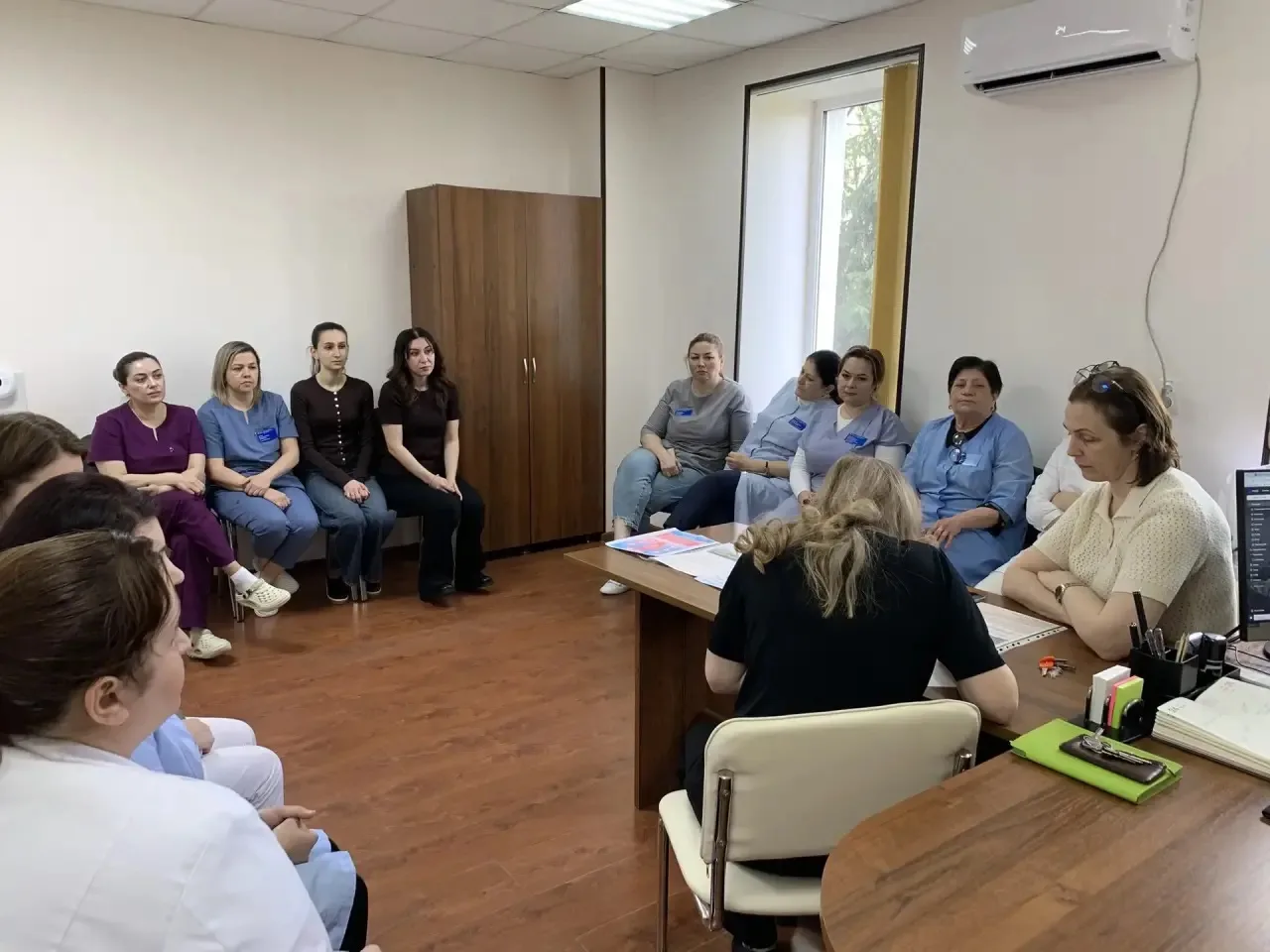 Сегодня во взрослой поликлинике ЦРБ Терского района в рамках тиражирования инцидента №9, посвящённог