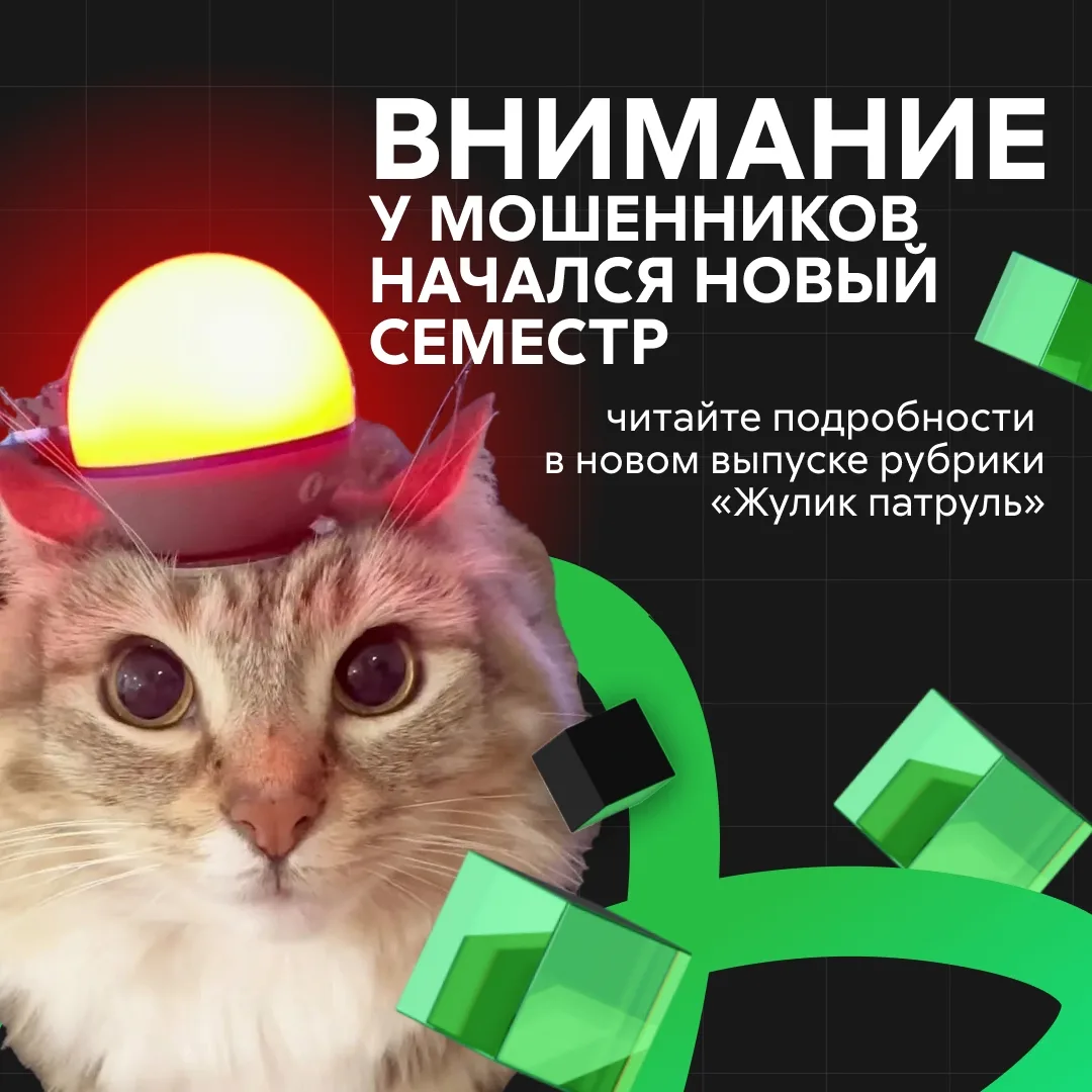 🚨 Внимание: у мошенников начался новый семестр!