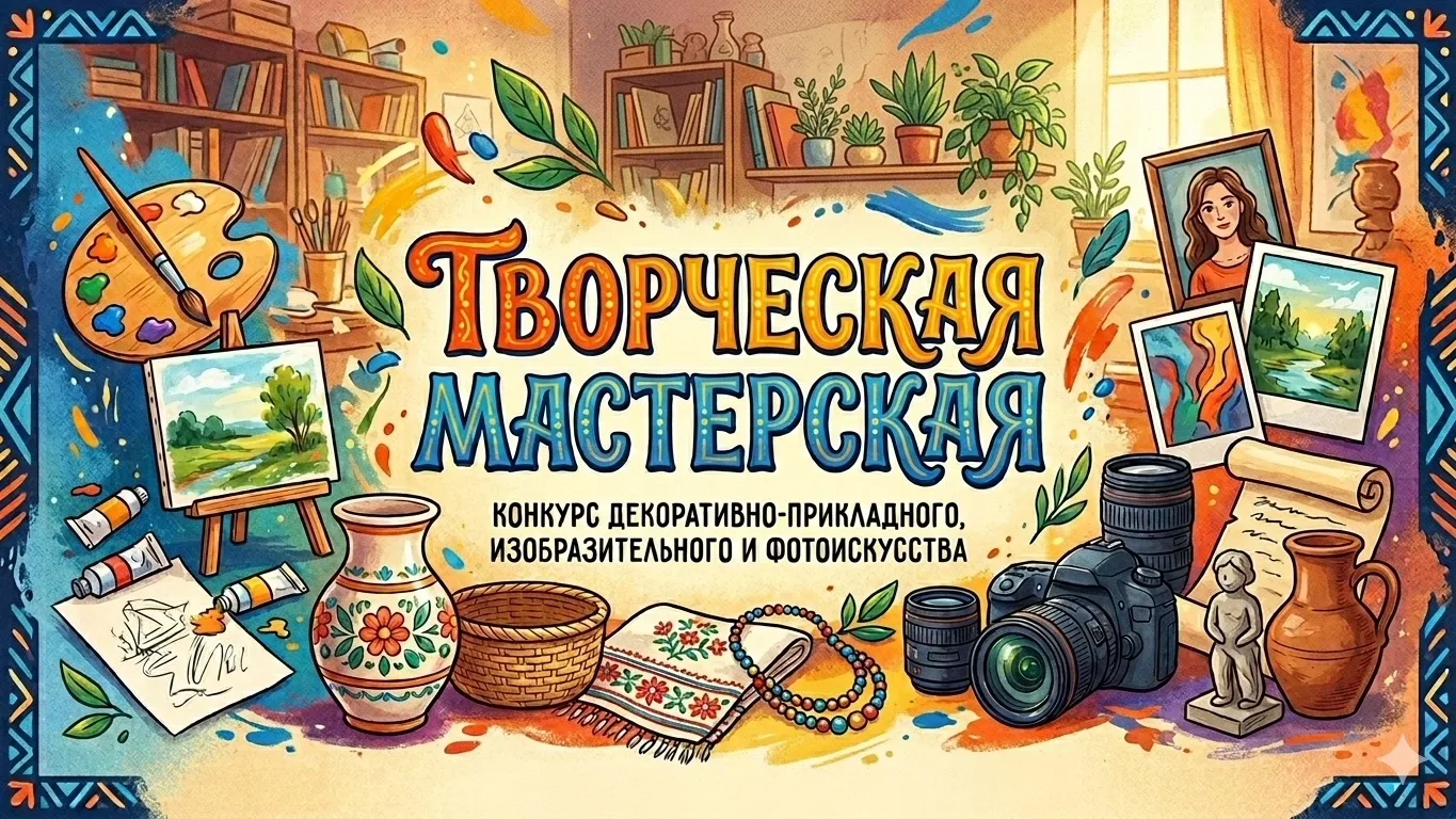 Районный конкурс‑выставка «Творческая мастерская»: проявите свой талант!

Отдел культуры администрац