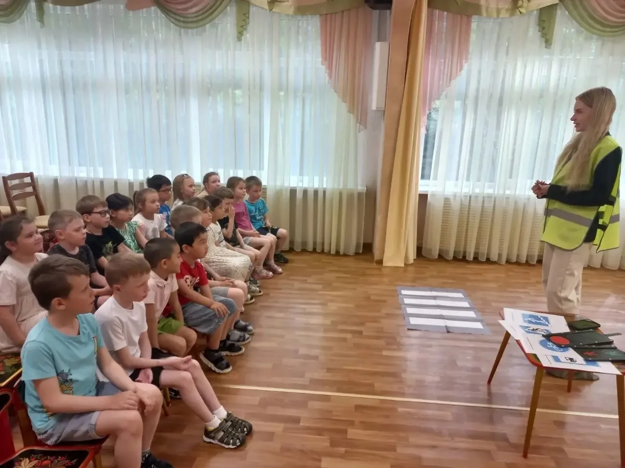 🚦 Маленькие пешеходы — большие знания! У нас в гостях Госавтоинспекция.