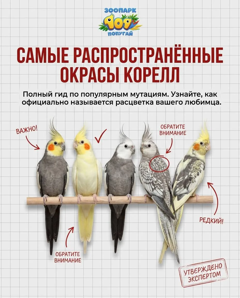 🦜 Корелла, карелла, корела… или вообще капелла? 😄