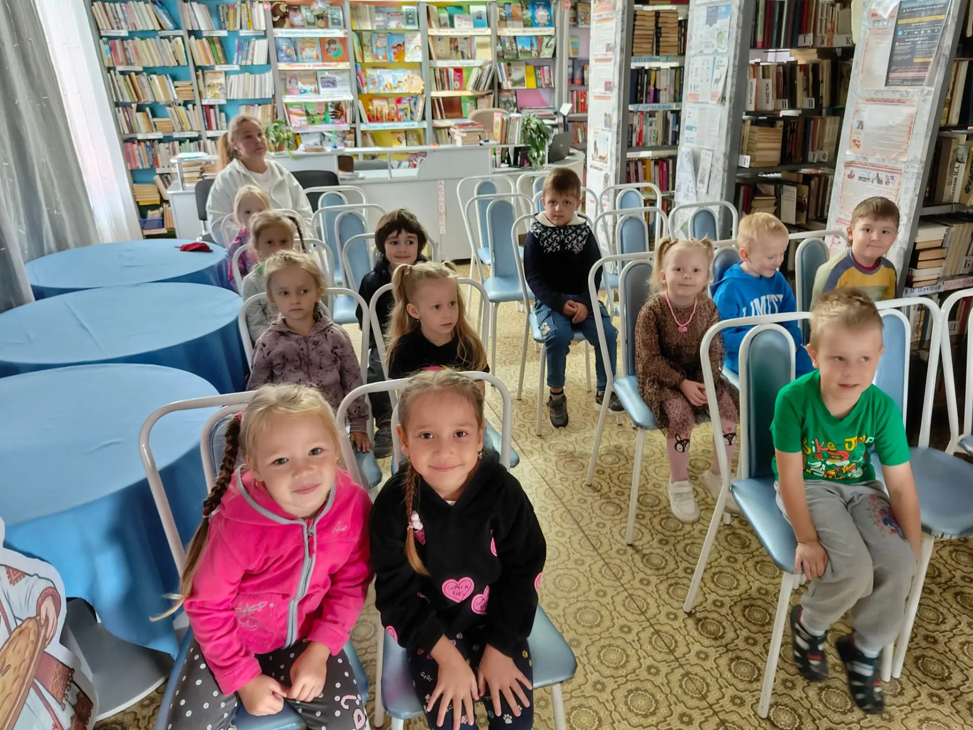Сегодня наши «Гномики» ходили в библиотеку!