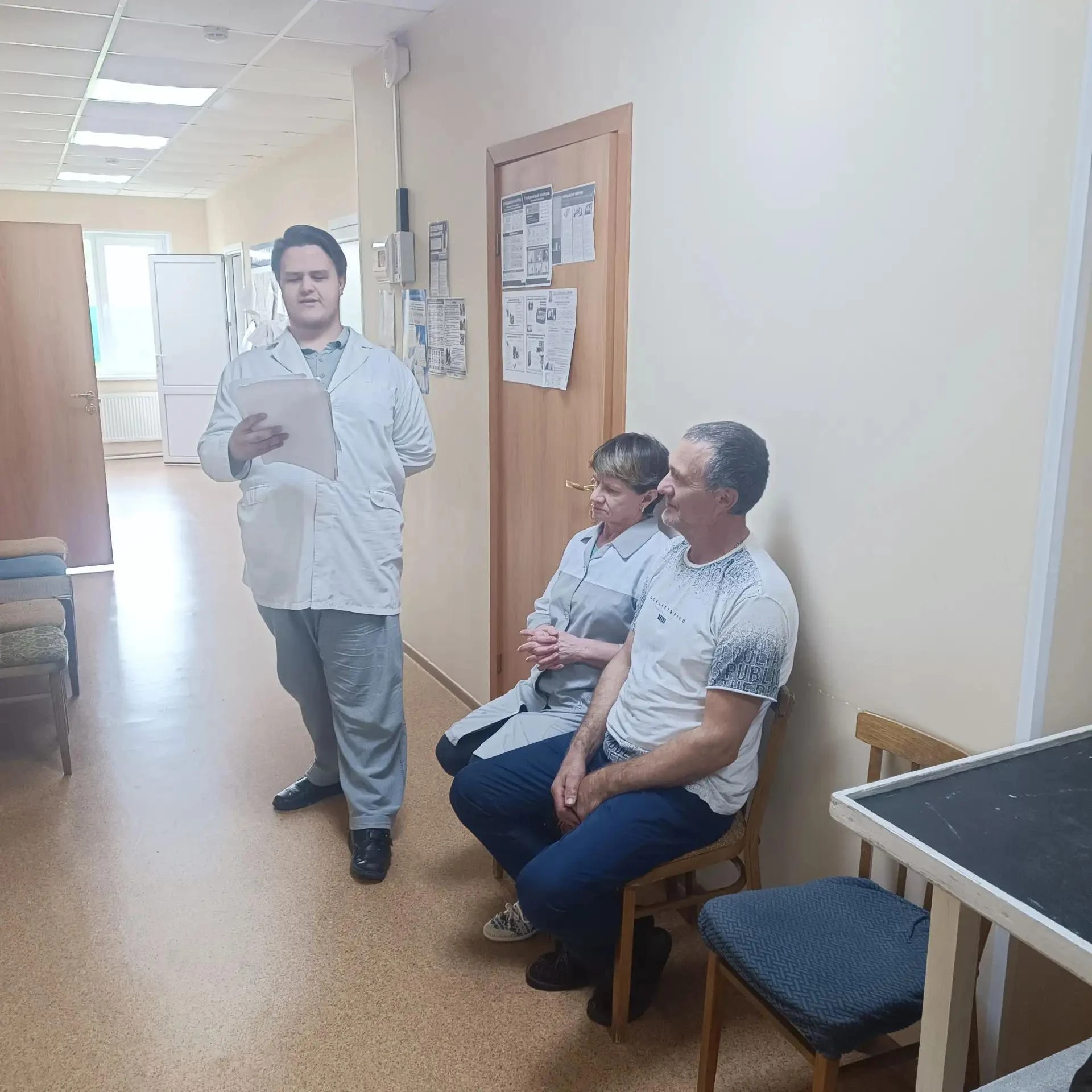 Вчера состоялся выезд нашей мобильной бригады к маломобильным пациентам села Чернокорово.