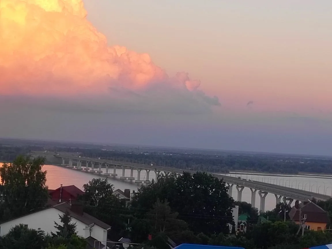 Родная Волга Саратова!