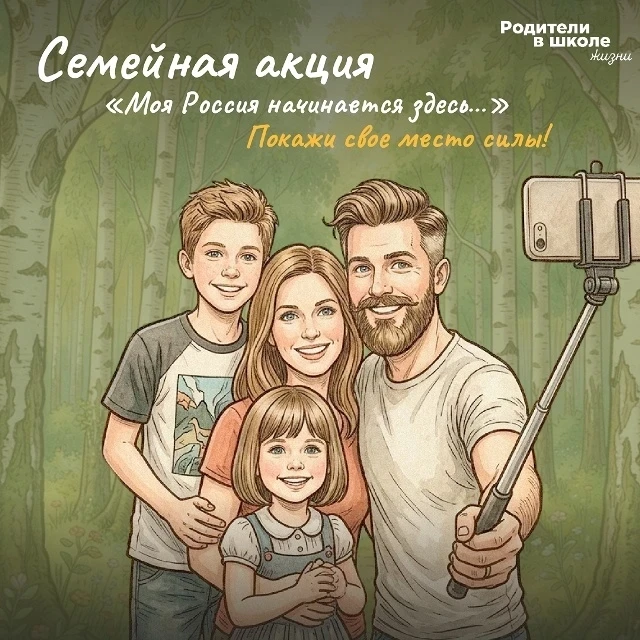 🇷🇺 Стартует семейная акция ко Дню России «Моя Россия начинается здесь…»

У каждого из нас есть мес