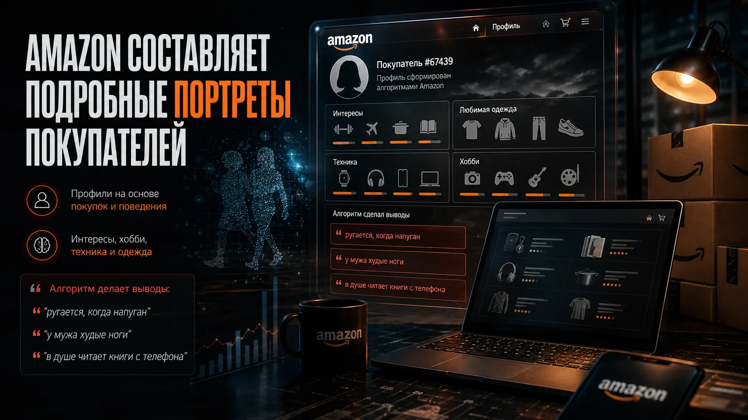 🛒 Amazon составляет подробные портреты покупателей