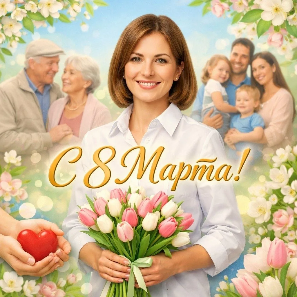 С 8 Марта, дорогие женщины!🌷