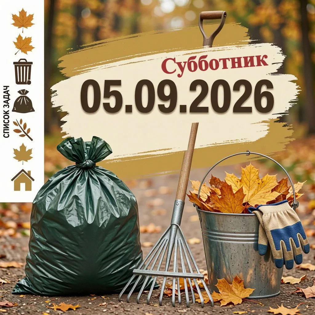 🎉 Приглашаем всех на субботник! 🎉