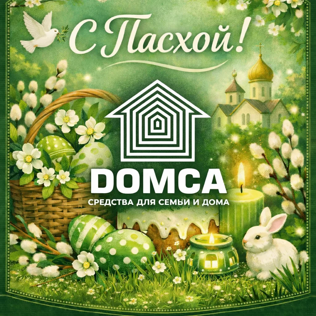 С Пасхой! 

Пусть в доме будет тепло, в сердце - спокойно, а рядом будут самые близкие. Желаем светл