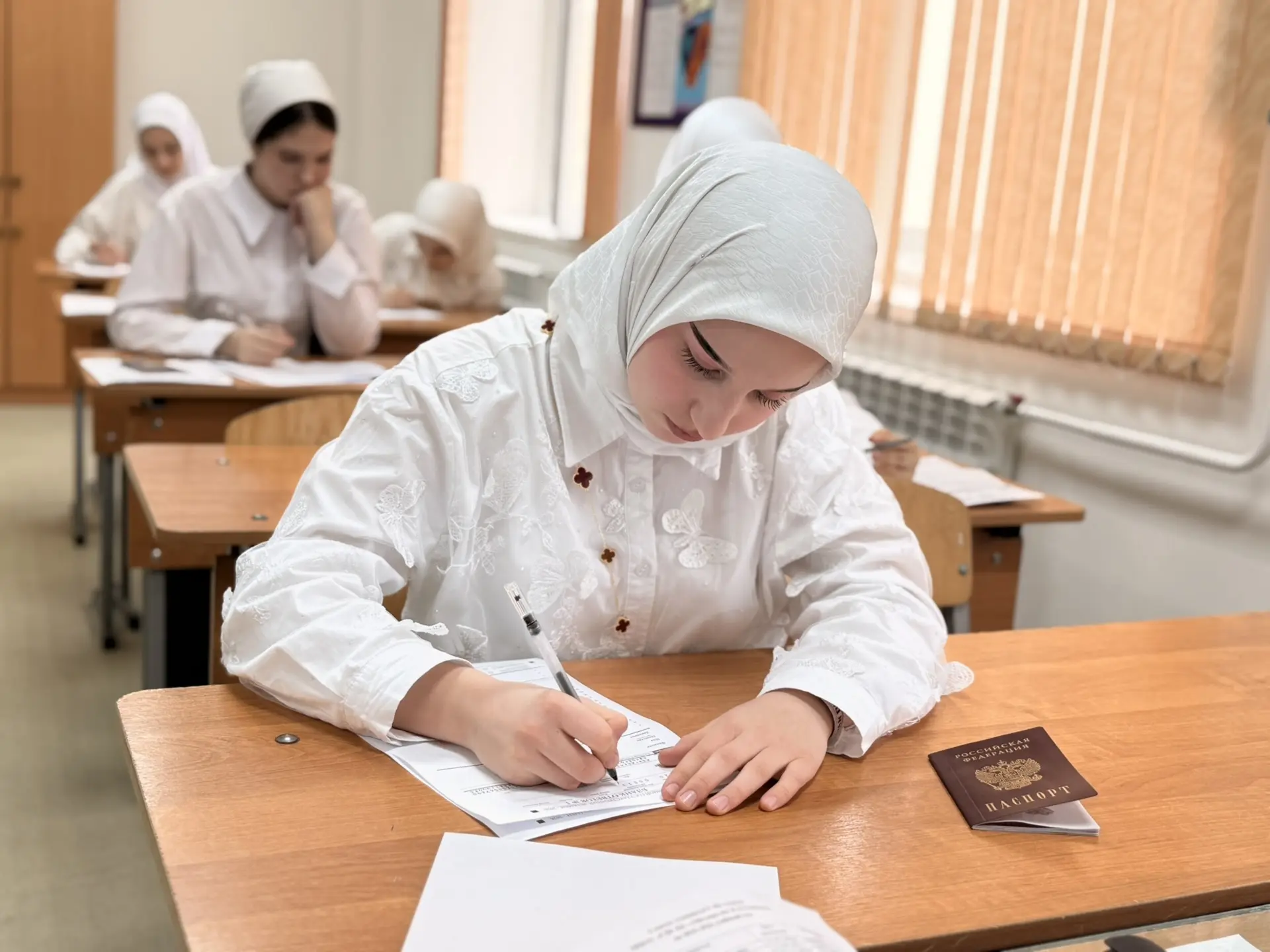 📢 Завершение пробного ОГЭ по математике  Сегодня в школе прошёл пробный экзамен по математике в форм