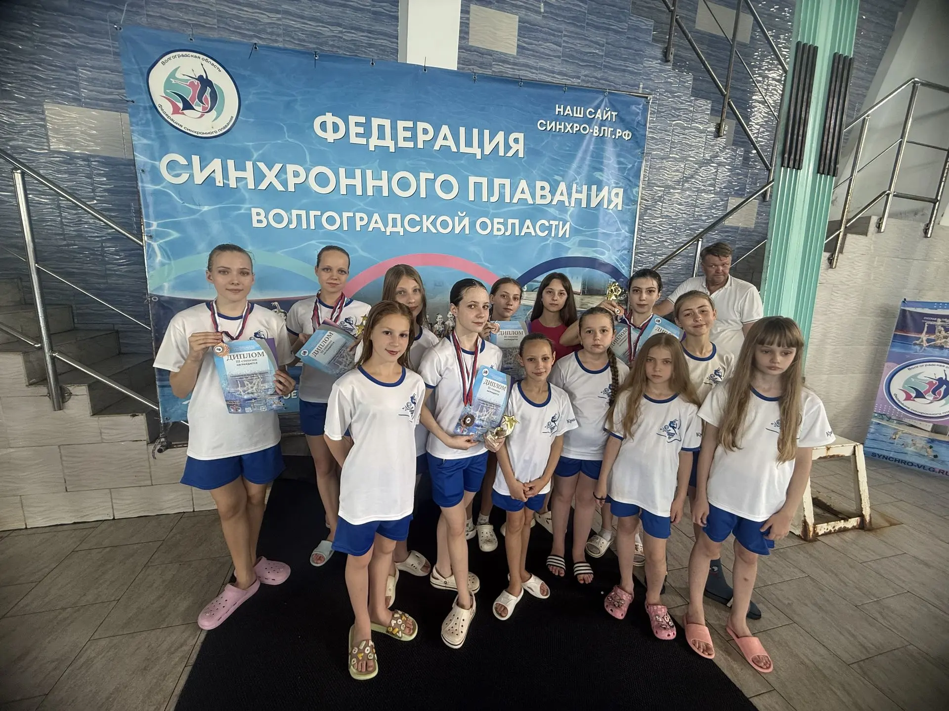 Наши синхронистки стали призёрами межрегиональных соревнований «Звёздочки на Волге»!✨