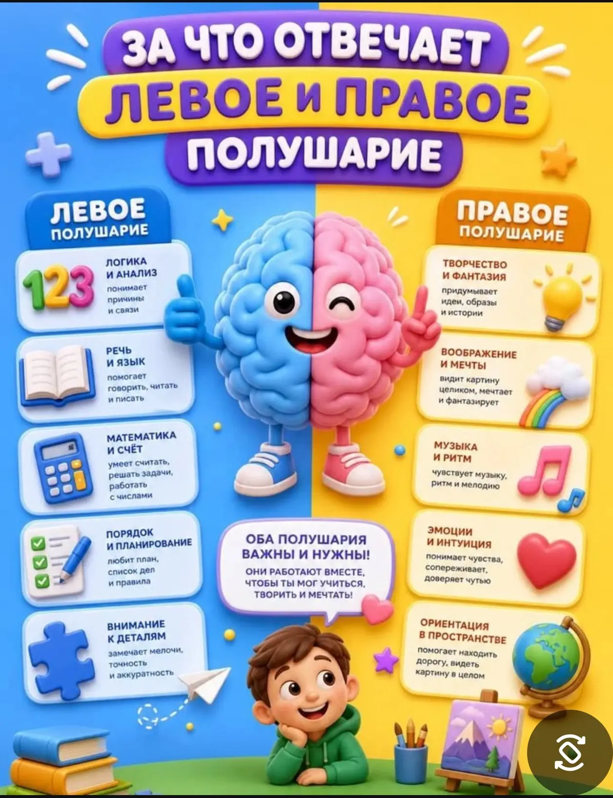 🫣Замечали, что ребёнку стало сложно сосредоточиться, он быстро устает от уроков, «вита...