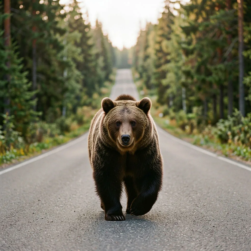 🐻 Страшно до мурашек: ребёнок чудом избежал встречи с медведем!