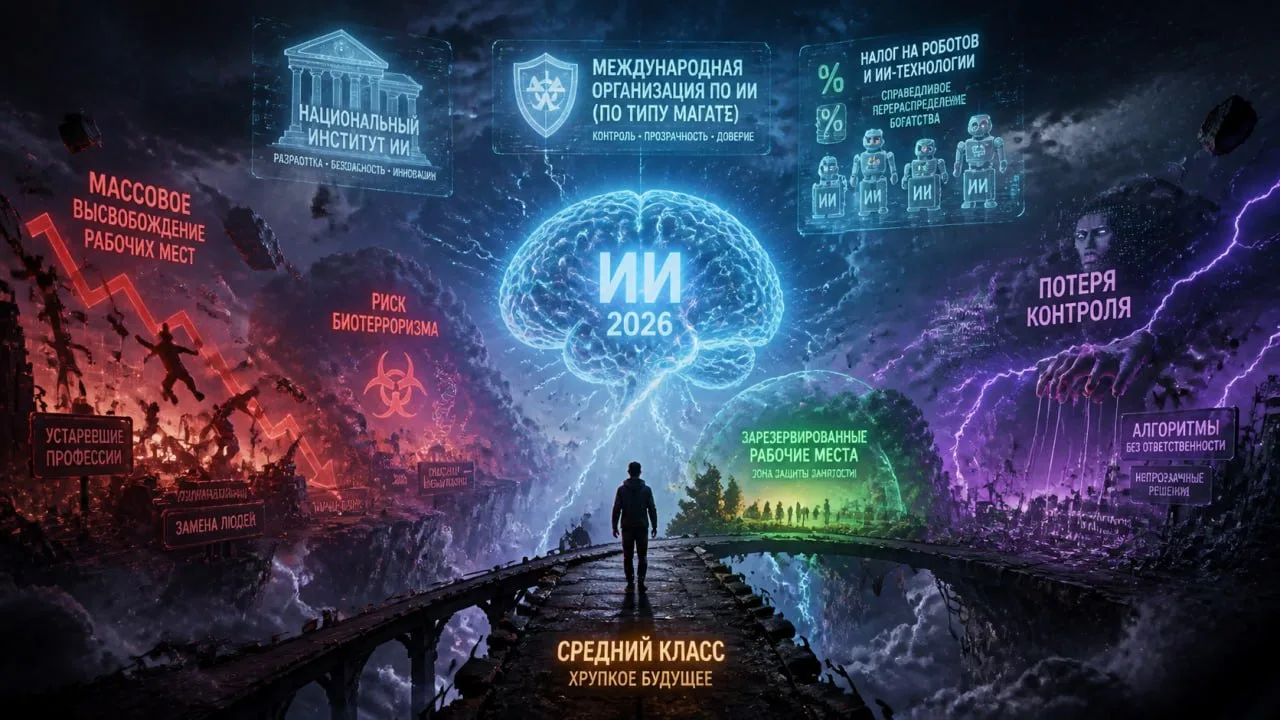 ✅  Билл Гейтс предупреждает: ИИ опаснее, чем мы думаем