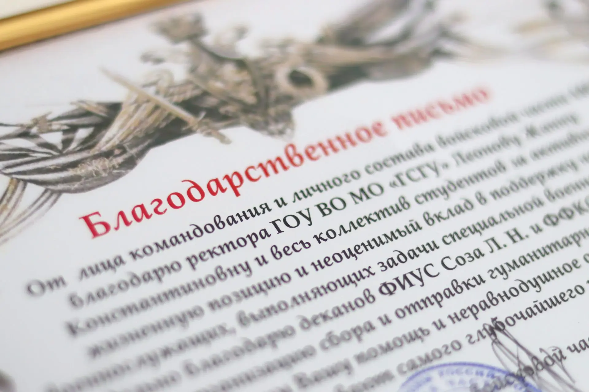 Спасибо за поддержку СВОих  ✍ «Мы высоко ценим вашу помощь и неравнодушное отношение, которые заслуж