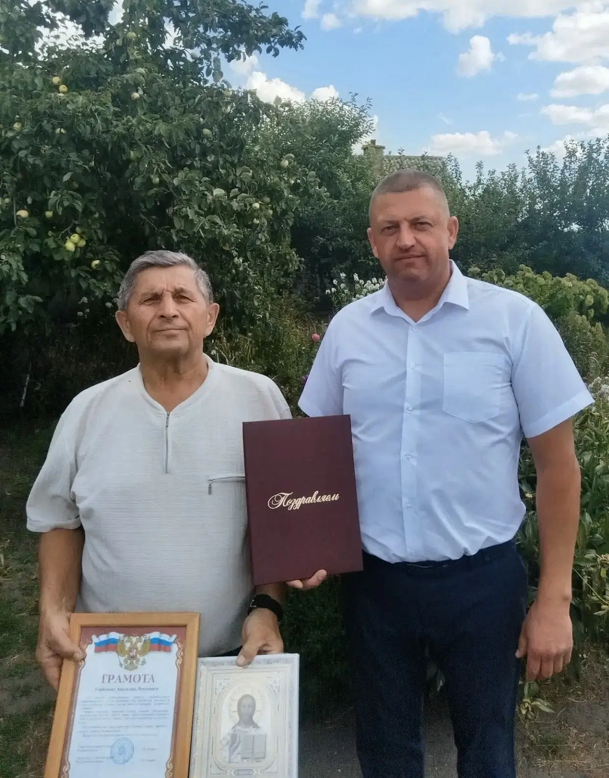 Сегодня, Глава Куськинского сельсовета Мантуровского района Андрей Трунов поздравил с 7...