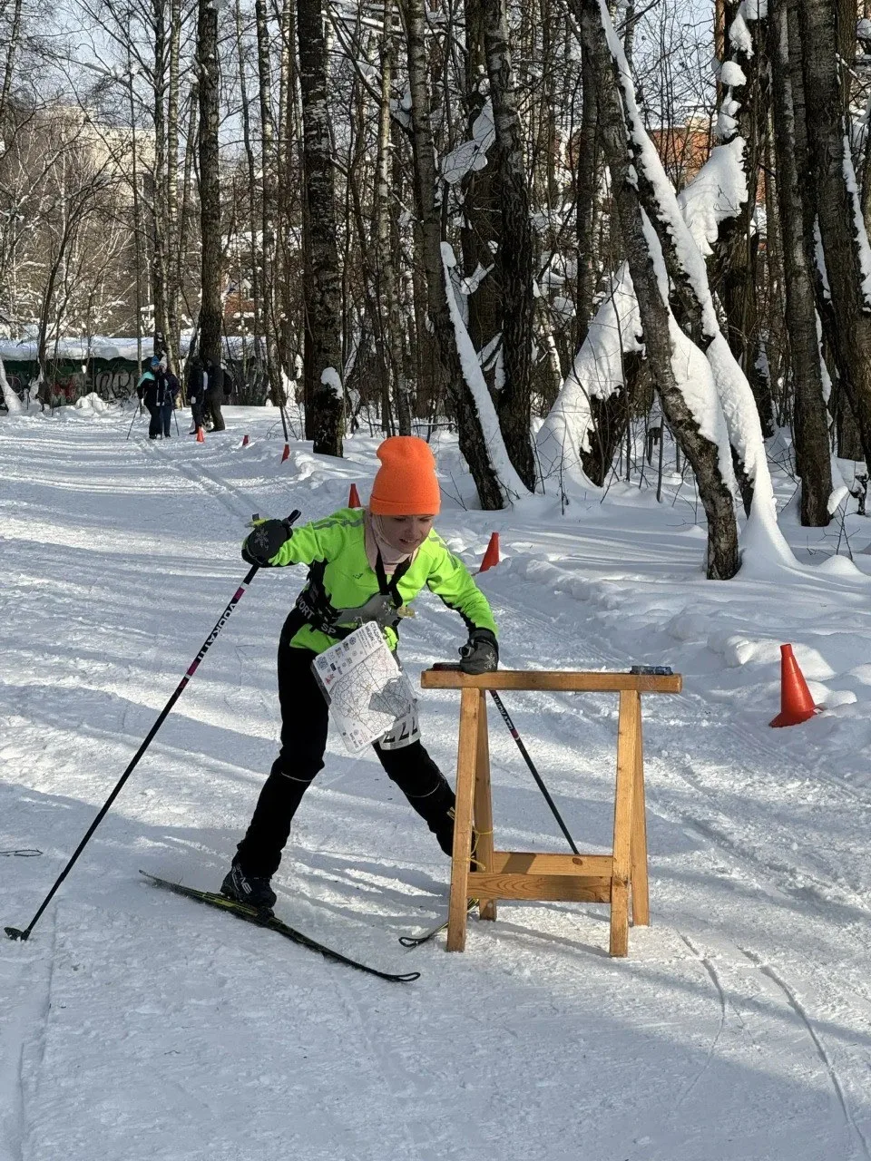 8 февраля ориентировщики МБОУ ДО ЦОДВ под руководством С.В. Охотникова и Н.К. Охотниковой успешно вы