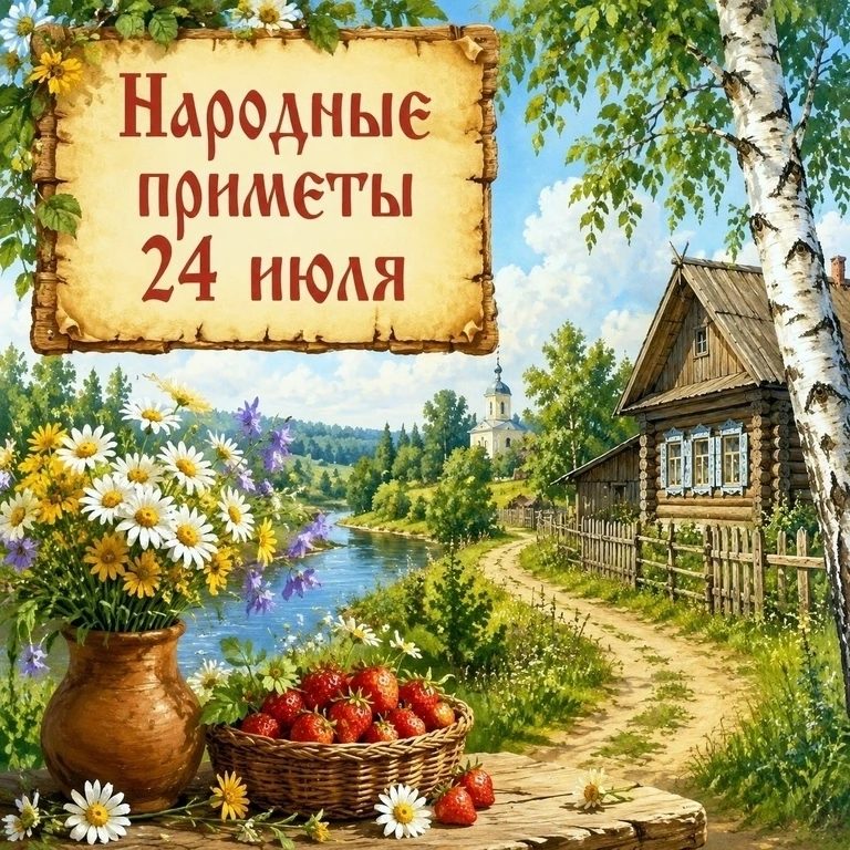 ‍ ()🌿 Народные приметы 24 июля — Ольга Страдница  🌿