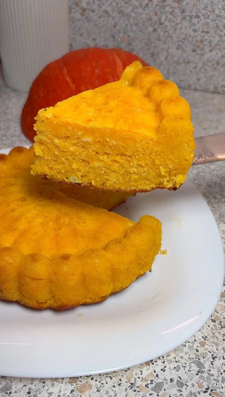 Тыквенный пирог с манкой 😋