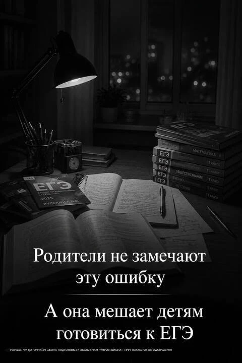 ❌ Ошибка, которую совершают большинство родителей выпускников.

Они думают, что ребёнку не хватает д