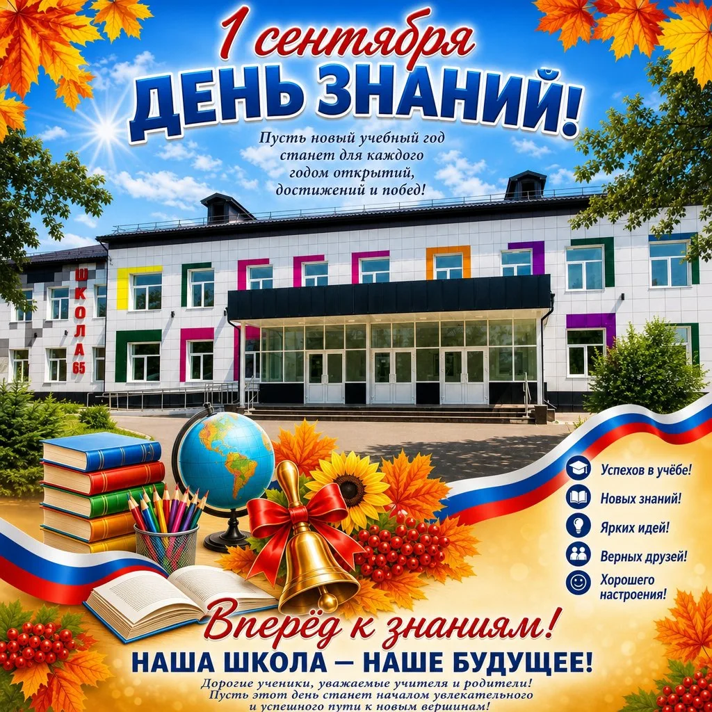 С днем знаний, дорогие обучающиеся, родители и педагоги! 🎉❤️