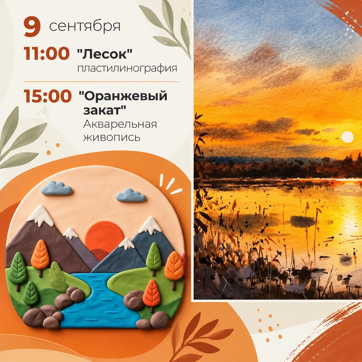Мастер-классы музейной арт-студии «Палитра» на этой неделе!