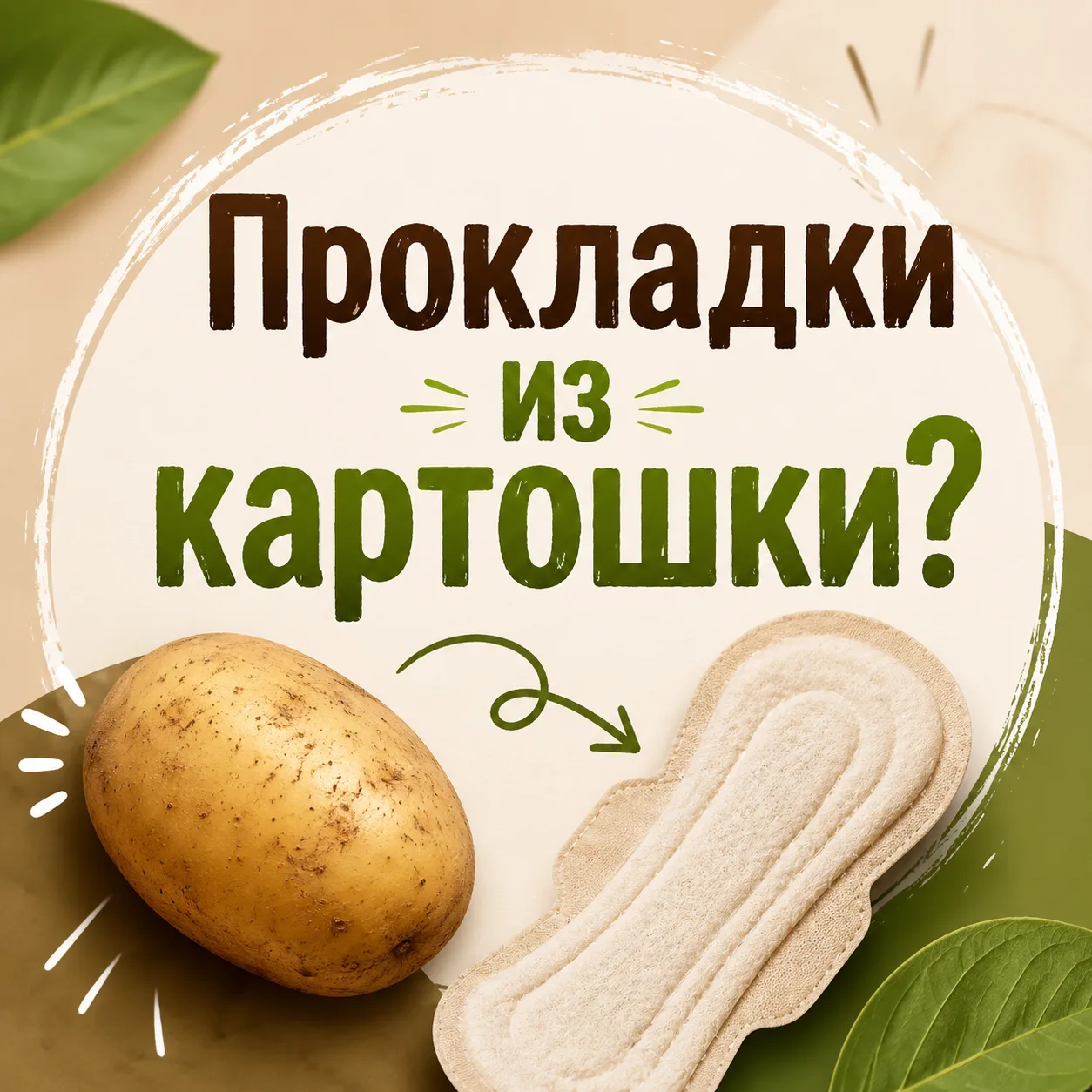 🌿В Беларуси выпустили эко-прокладки  на основе картофельного крахмала от  бренда LINO