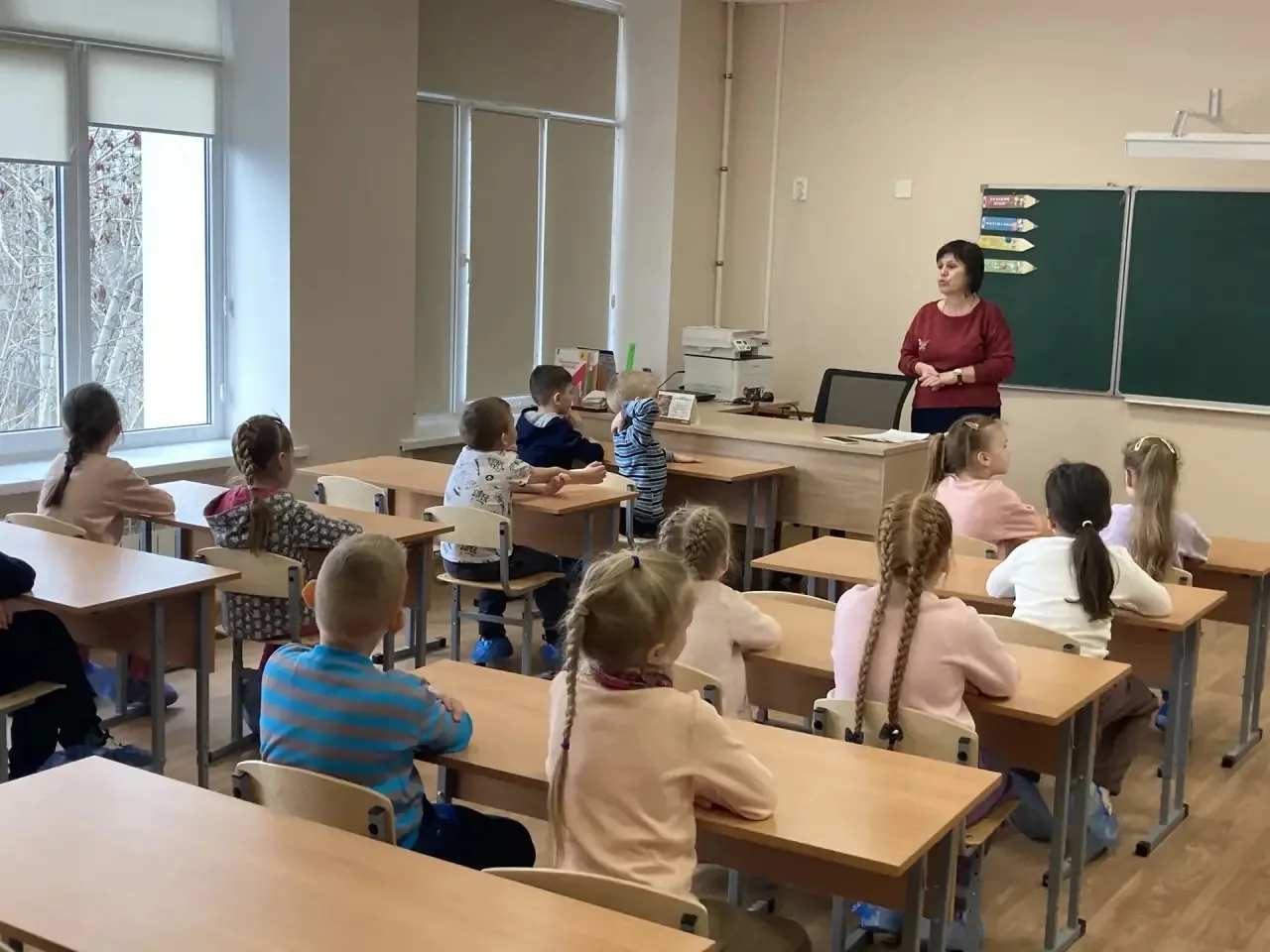 📚 Школа распахнула двери для самых маленьких гостей!  Сегодня нашу школу посетили воспитанники муниц