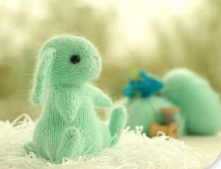 Кролик спицами 🐰