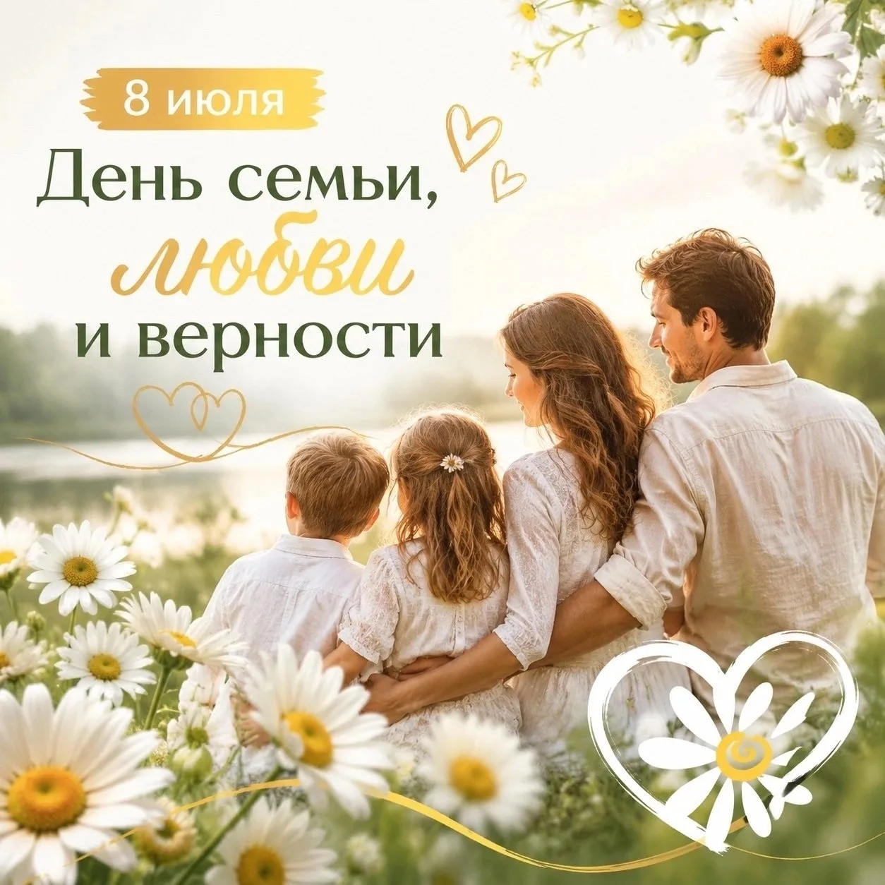 🎉 8 июля — День семьи, любви и верности! 🎉

Этот тёплый и по-настоящему душевный праздник напомина